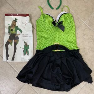 Leg Avenue Leprechaun  Sexy Dress Incomplete Costume mini dress only Size S *